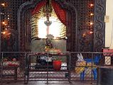 Pokhara 10 Bindhya Basini Temple Shrine With Shiva Lingam And Carving Of Ganesh On Left 